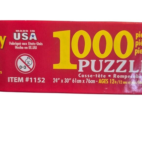 White Mountain The Toy Store by Steve Crisp Vintage 1000 pc Jigsaw Puzzle - Picture 7 of 7